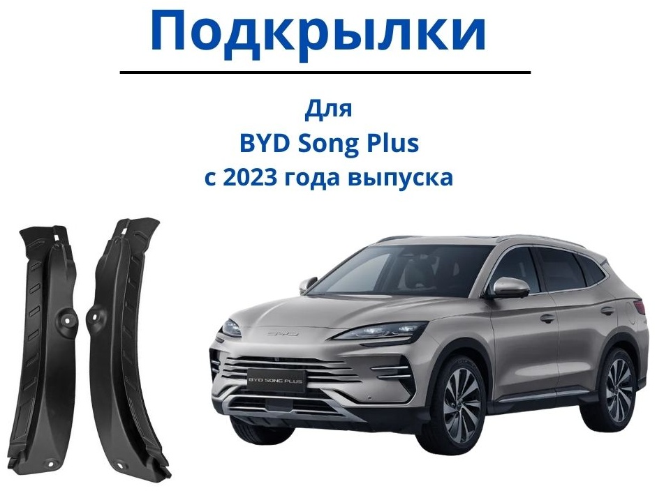Подкрылки для BYD Song Plus 2023+
